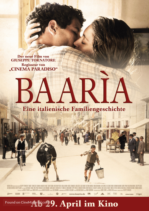 Baar&igrave;a - German Movie Poster