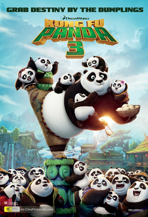 Kung Fu Panda 3 - Australian Movie Poster