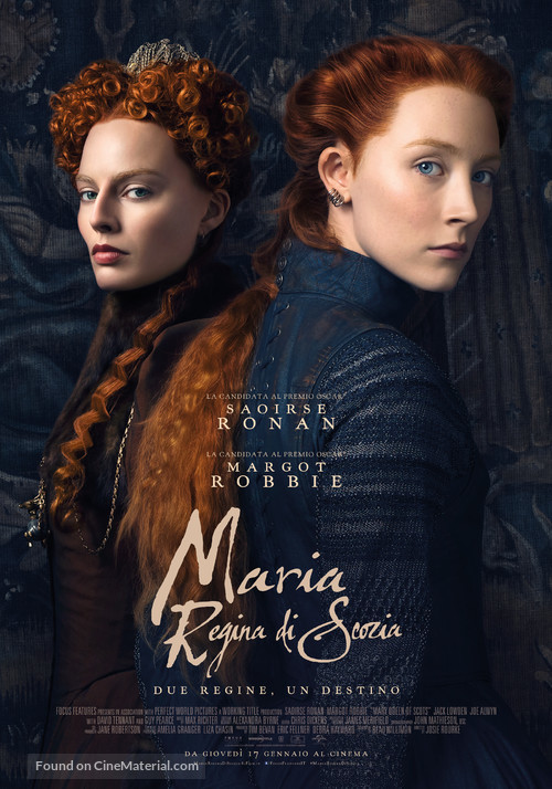 Mary Queen of Scots - Italian Movie Poster
