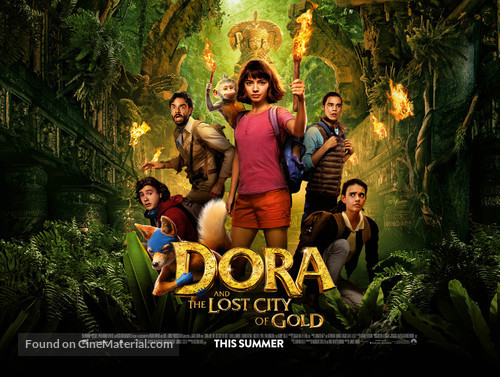 Dora and the Lost City of Gold - British Movie Poster