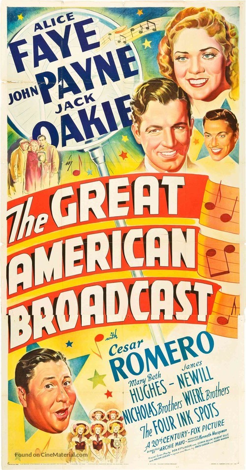 The Great American Broadcast - Movie Poster