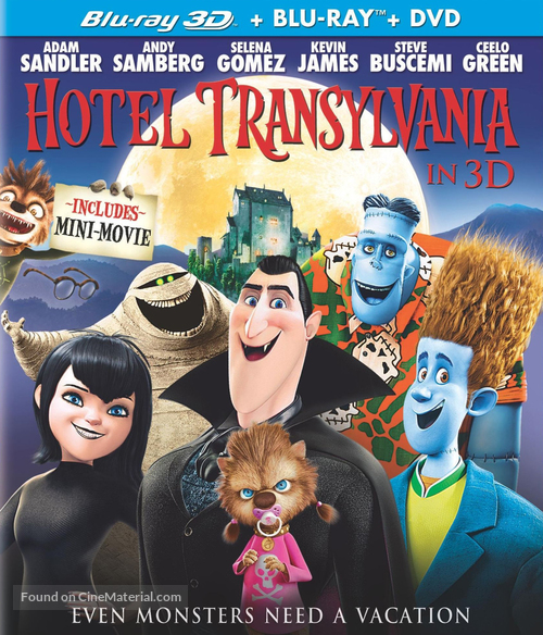 Hotel Transylvania - Blu-Ray movie cover