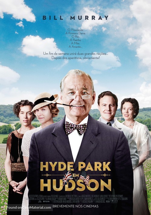 Hyde Park on Hudson - Portuguese Movie Poster