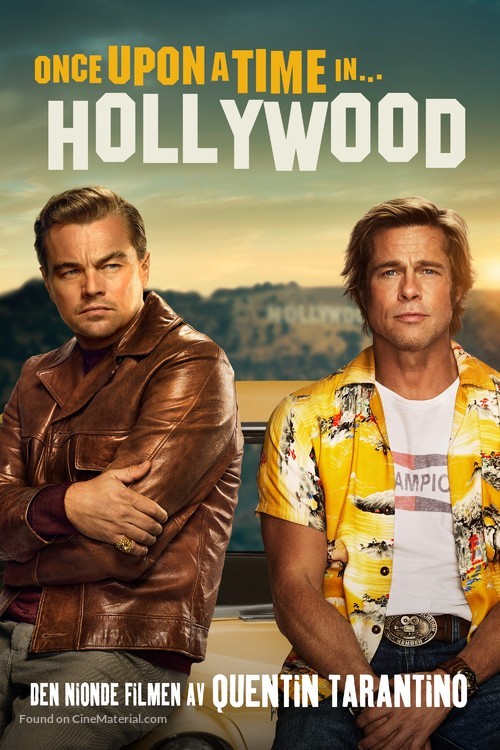 Once Upon a Time in Hollywood - Swedish Movie Cover