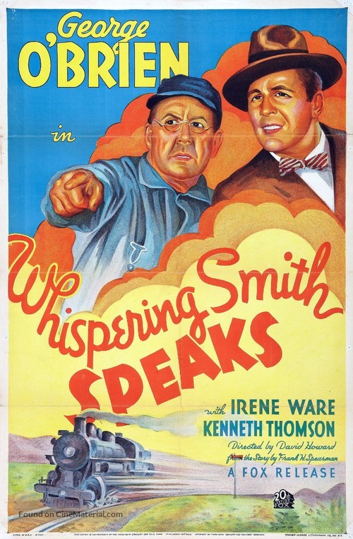 Whispering Smith Speaks - Movie Poster