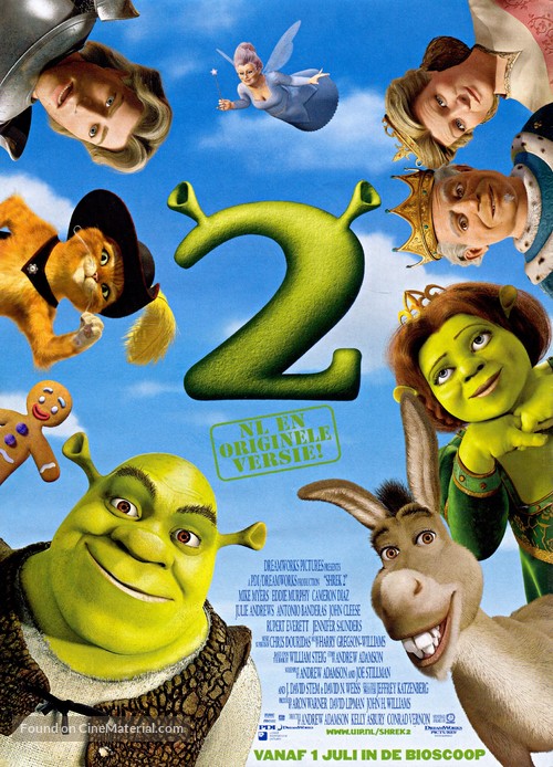 Shrek 2 - Dutch Movie Poster