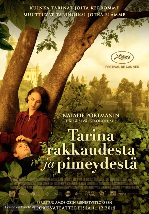 A Tale of Love and Darkness - Finnish Movie Poster