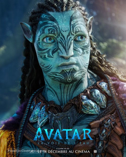 Avatar: The Way of Water - French Movie Poster