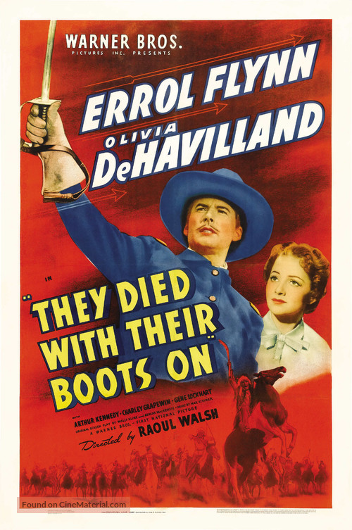 They Died with Their Boots On - Movie Poster