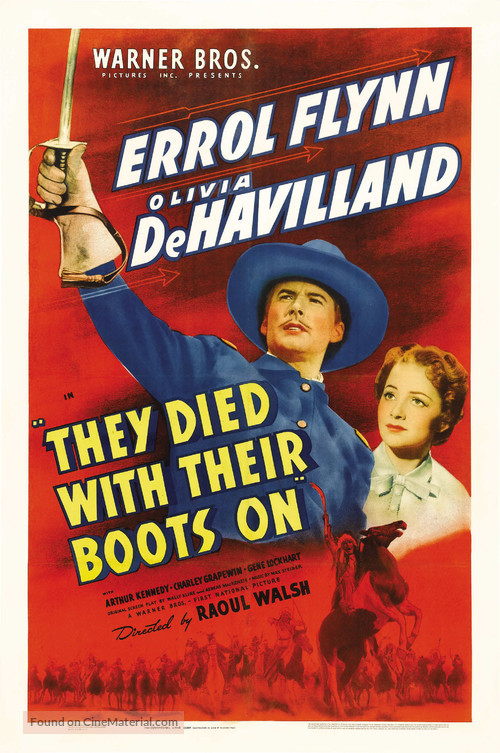 They Died with Their Boots On - Movie Poster