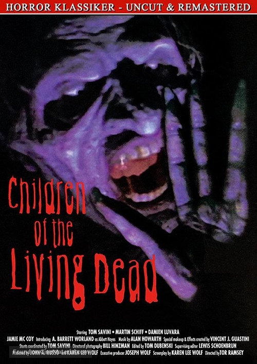 Children of the Living Dead - German DVD movie cover