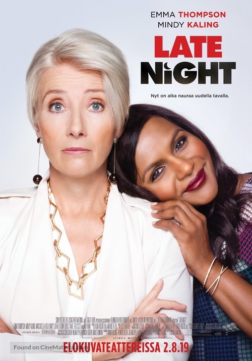 Late Night - Finnish Movie Poster