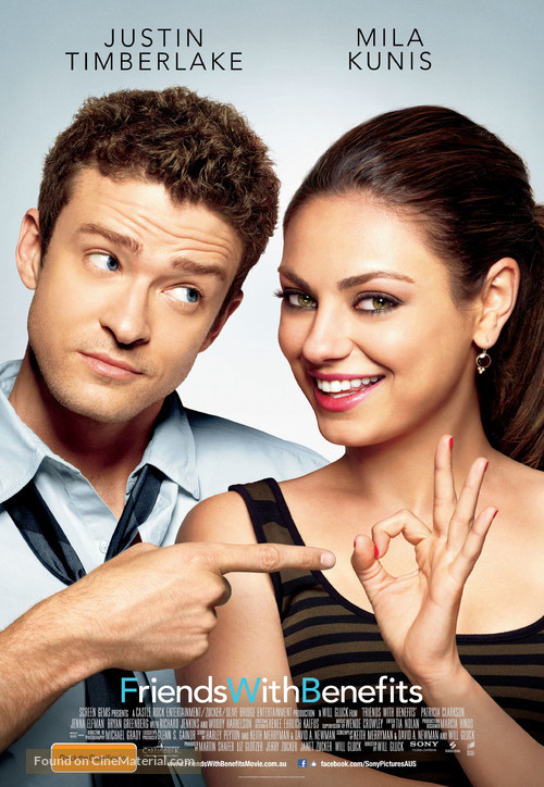 Friends with Benefits - Australian Movie Poster