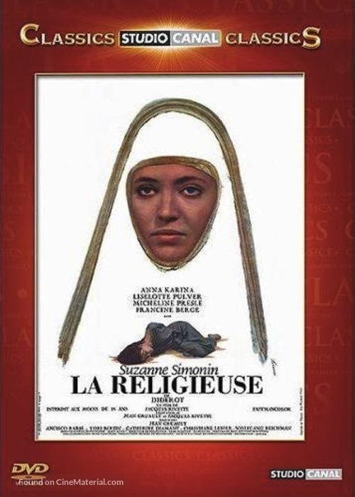 La religieuse - French DVD movie cover