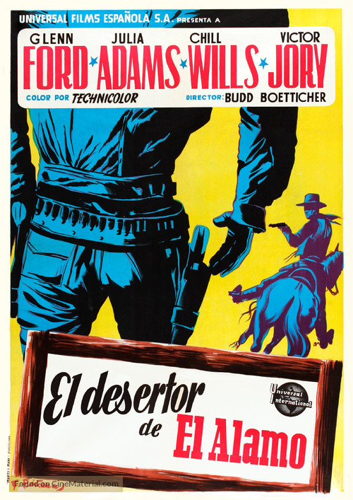 The Man from the Alamo - Spanish Movie Poster