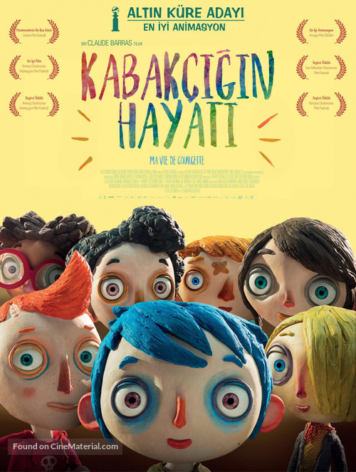 Ma vie de courgette - Turkish Movie Poster