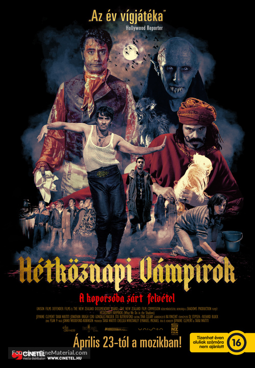 What We Do in the Shadows - Hungarian Movie Poster