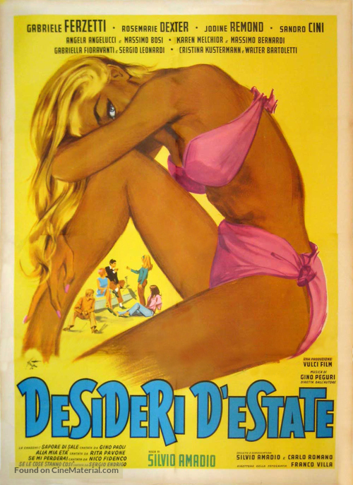 Desideri d&#039;estate - Italian Movie Poster