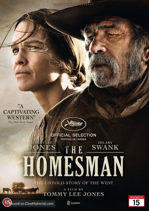 The Homesman - Danish DVD movie cover