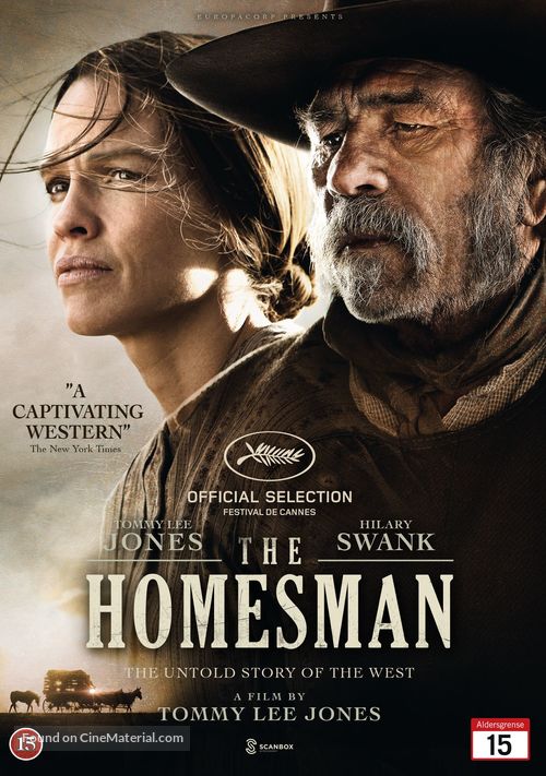 The Homesman - Danish DVD movie cover