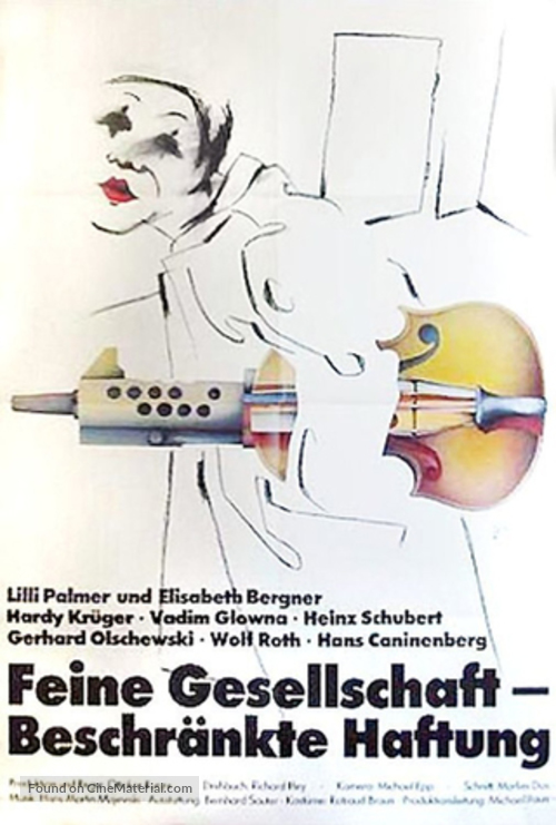 Feine Gesellschaft - beschr&auml;nkte Haftung - German Movie Poster