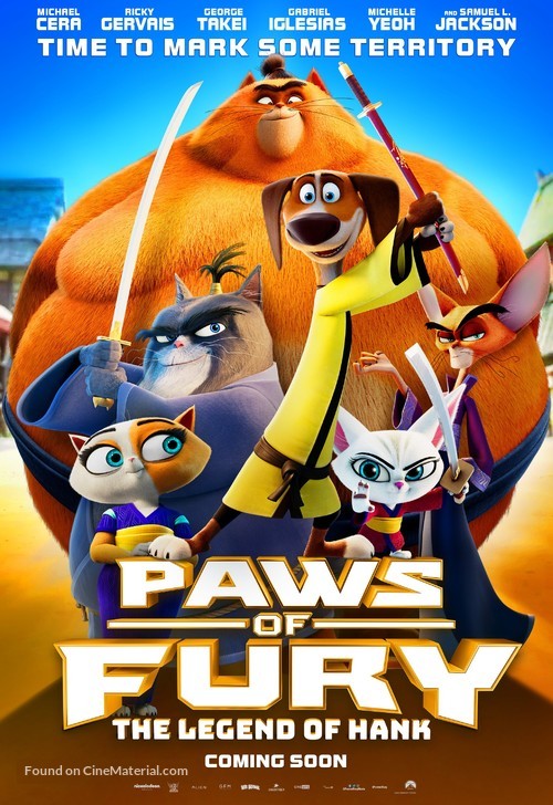 Paws of Fury: The Legend of Hank - International Movie Poster