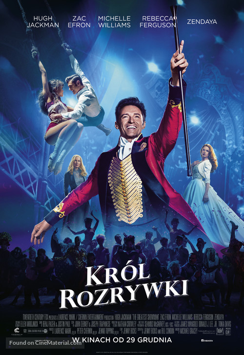 The Greatest Showman - Polish Movie Poster