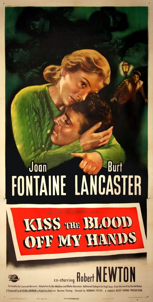 Kiss the Blood Off My Hands - Movie Poster