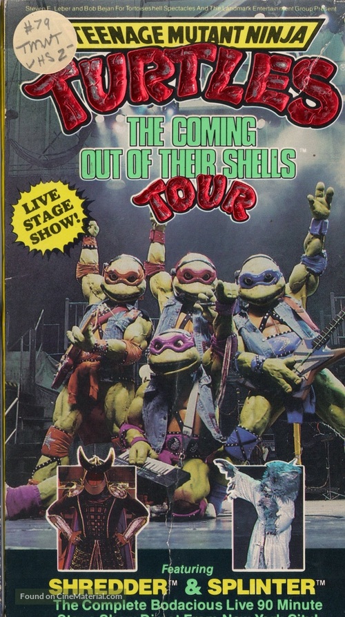 Teenage Mutant Ninja Turtles: Coming Out of Their Shells Tour - Movie Cover