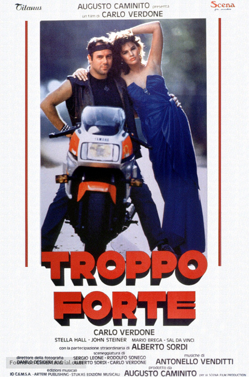Troppo forte - Italian Theatrical movie poster