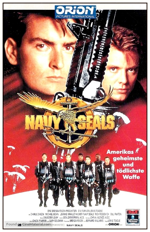 Navy Seals - German VHS movie cover