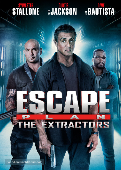 Escape Plan: The Extractors - Canadian DVD movie cover