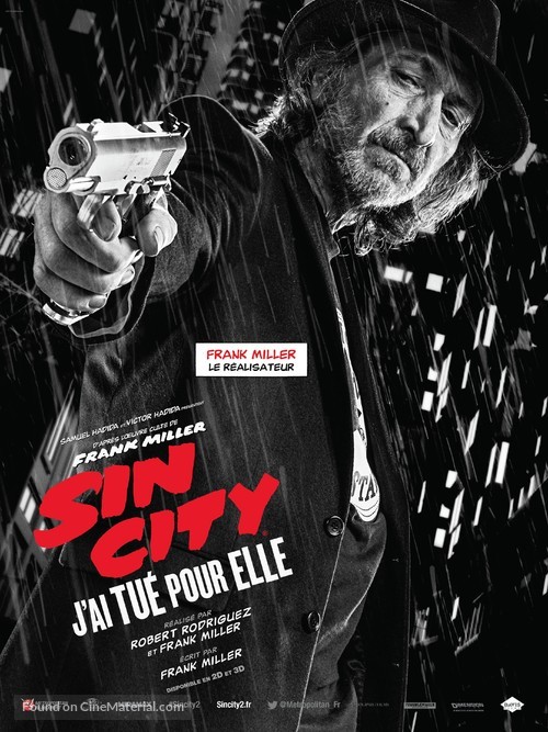 Sin City: A Dame to Kill For - French Movie Poster