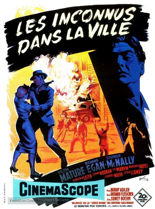 Violent Saturday - French Movie Poster