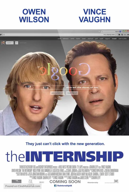 The Internship - British Movie Poster