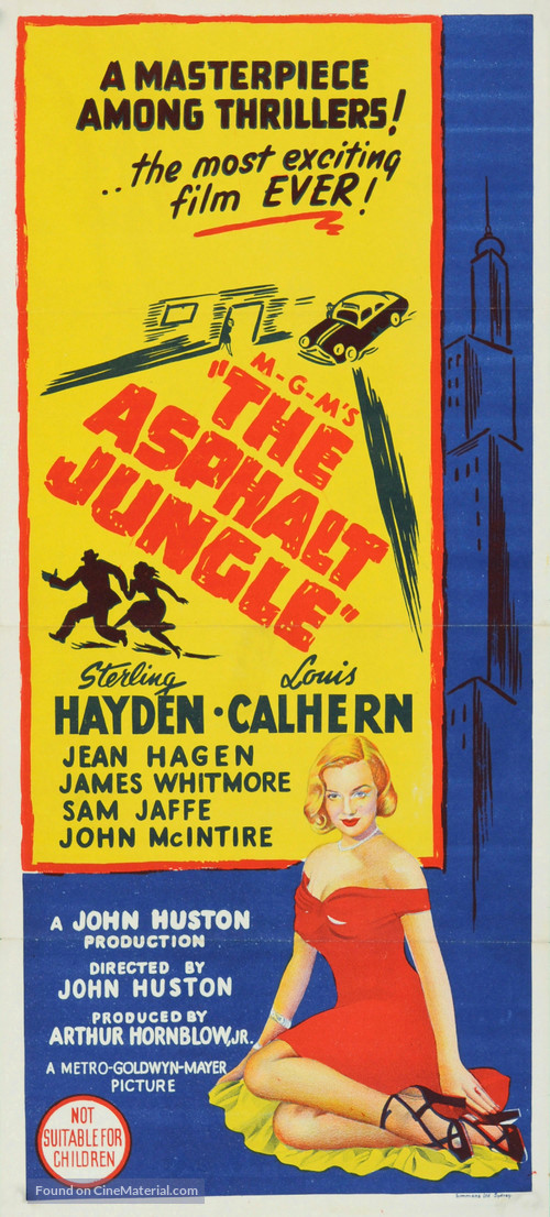 The Asphalt Jungle - Australian Movie Poster