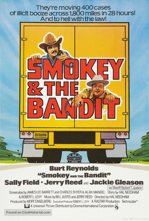Smokey and the Bandit - British Movie Poster