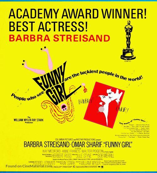 Funny Girl - Theatrical movie poster