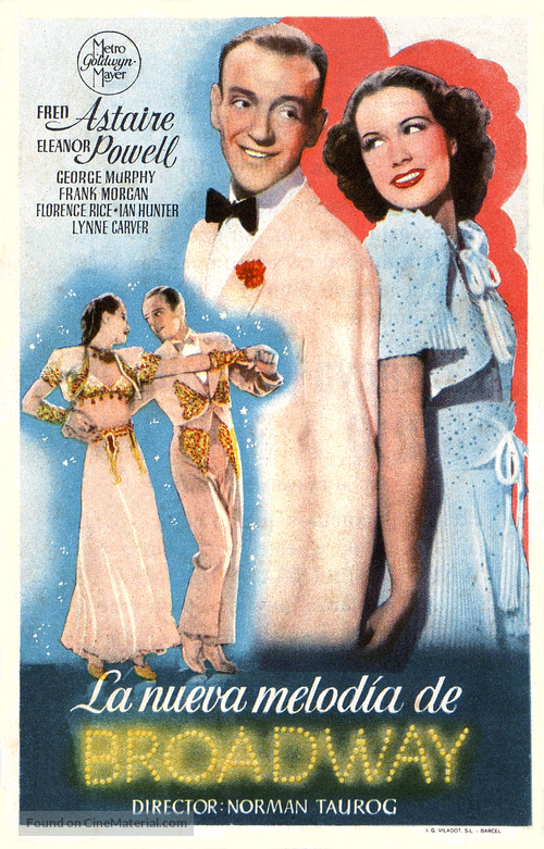 Broadway Melody of 1940 - Spanish Movie Poster