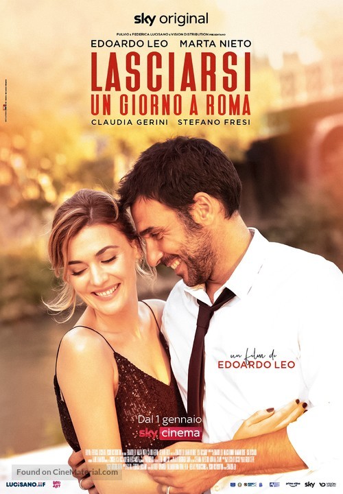 Lasciarsi un giorno a Roma - Italian Movie Poster