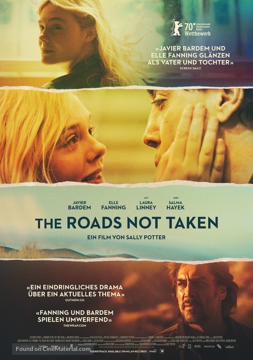 The Roads Not Taken - Swiss Movie Poster