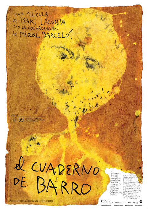 El cuaderno de barro - Spanish Movie Poster