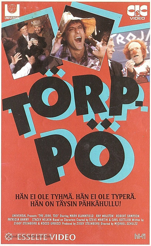 The Jerk, Too - Finnish VHS movie cover