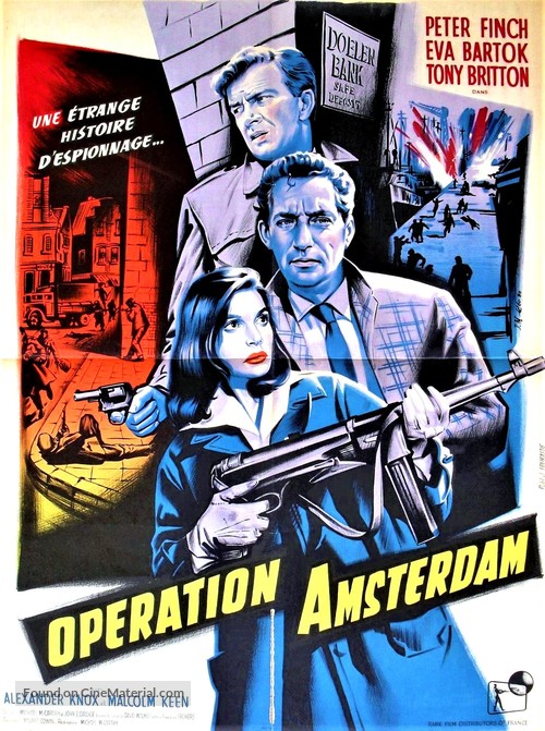 Operation Amsterdam - French Movie Poster