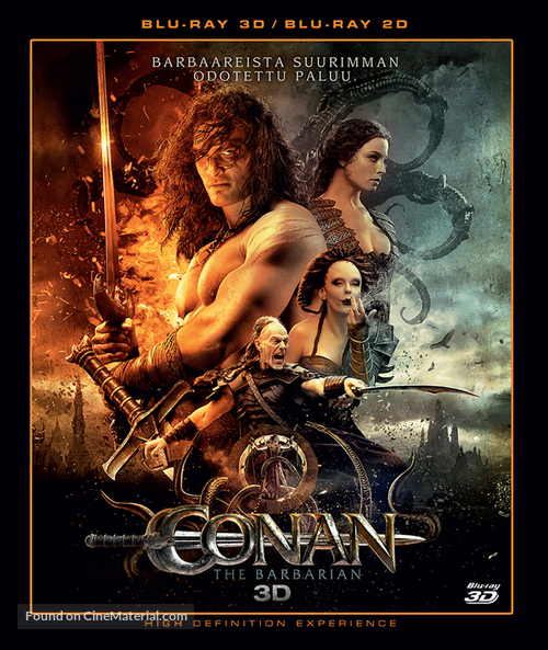 Conan the Barbarian - Finnish Blu-Ray movie cover