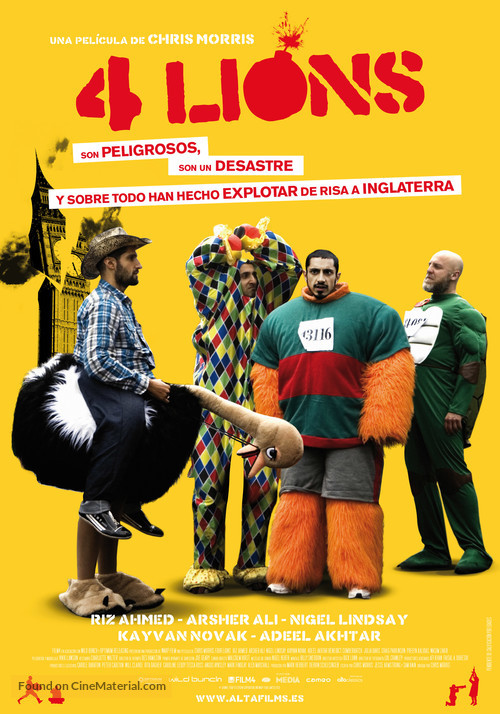 Four Lions - Spanish Movie Poster