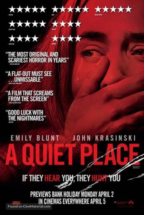 A Quiet Place - British Movie Poster