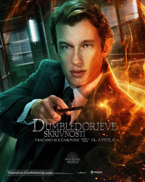 Fantastic Beasts: The Secrets of Dumbledore - Slovenian Movie Poster