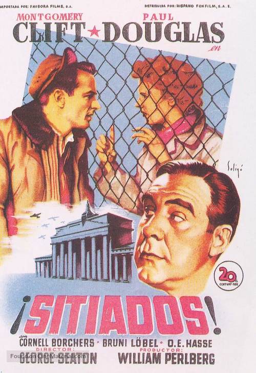 The Big Lift - Spanish Movie Poster