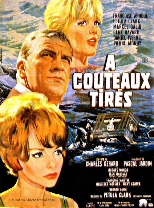 &Agrave; couteaux tir&eacute;s - French Movie Poster